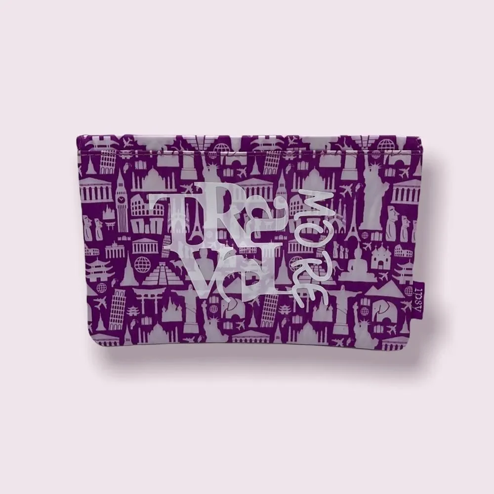 NWT Wool + Pepper Co. x Ipsy TRAVEL MORE Cosmetic Bag